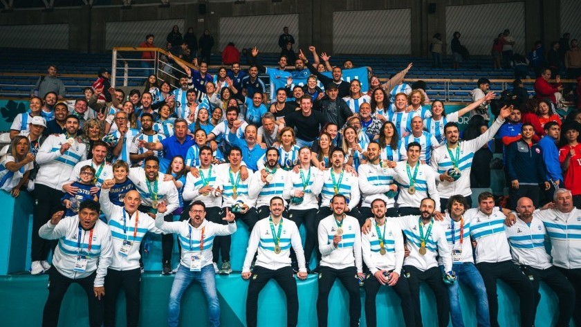 El handball argentino en la cima del continente tras un convincente triunfo ante Brasil