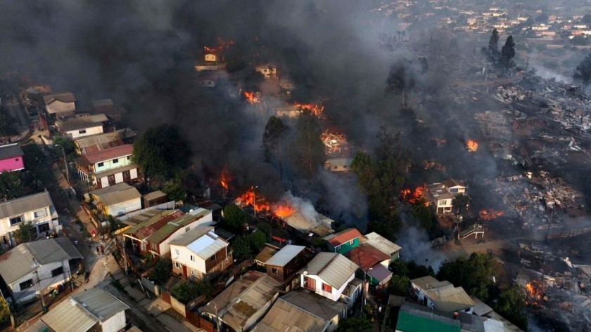 Chile: ya son 161 los detenidos en el marco de los incendios forestales