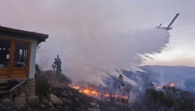 Incendios en Córdoba: evacuaron un barrio cerrado en Calamuchita