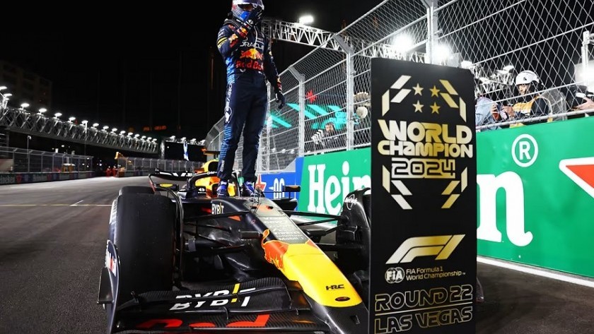 Colapinto terminó 14° en Las Vegas y Verstappen se proclamó tetracampeón