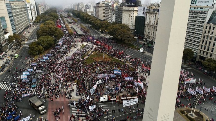 Las organizaciones sociales opositoras desafían al Gobierno con otra jornada de protesta