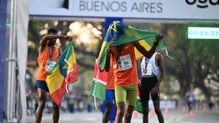 21K de Buenos Aires: ganó un atleta de Etiopía y hubo récords de los argentinos